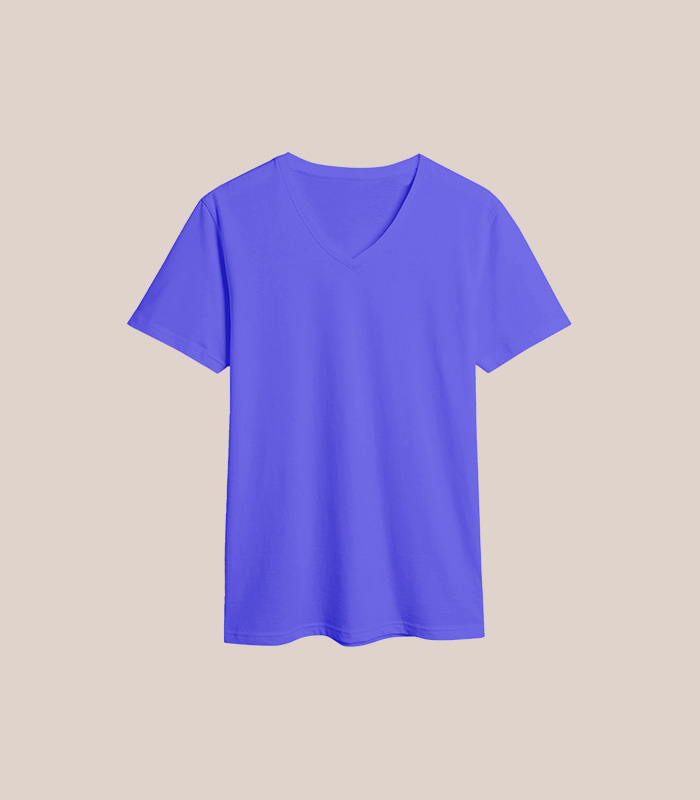 ⁦V-Neck T-Shirt⁩ - الصورة ⁦2⁩